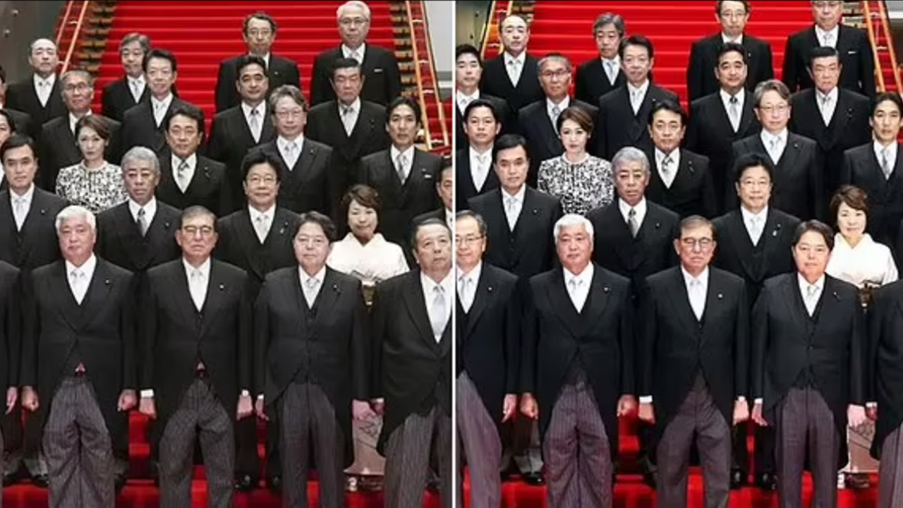 Japonya'da Skandal: Hükümetin Düzenlediği Fotoğraf Ortaya Çıktı!